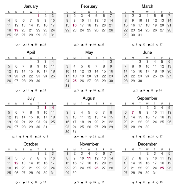 short timer calendars countdown