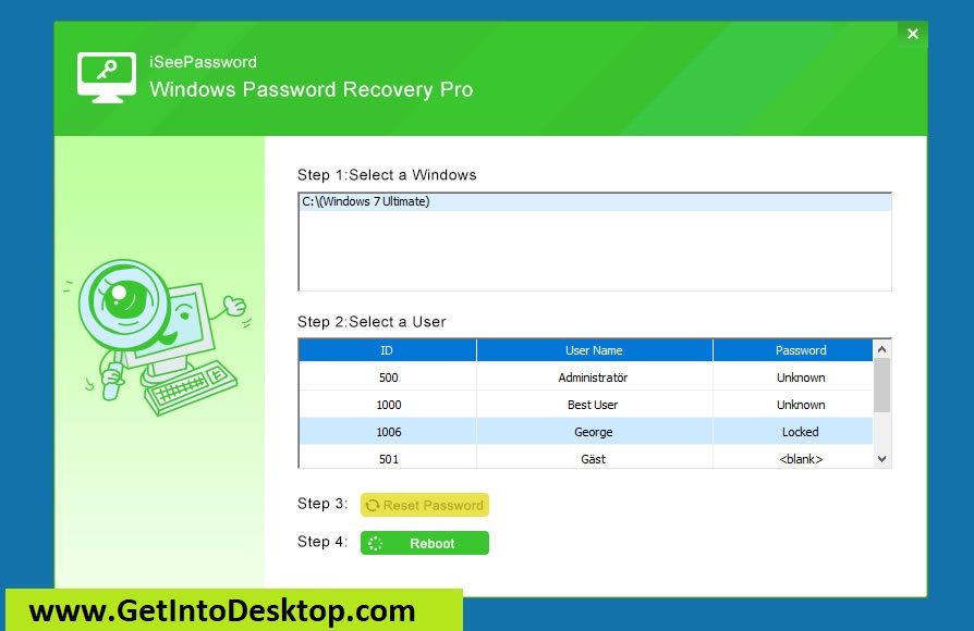 free download windows password recovery